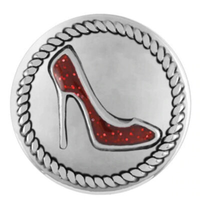 Ginger Snaps High Heel Glitter Red Snap