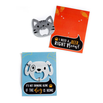 Cat/Dog Sentiment Bottle Opener