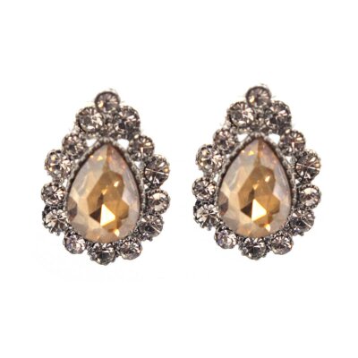 Pear Shape Citrine Earrings
