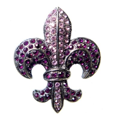 Fleur De Lis Pin Purple/Lavender