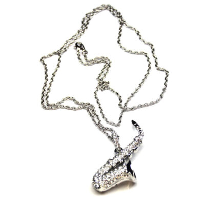 Saxophone Pendant Necklace