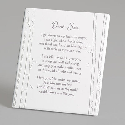 Son Plaque w/Easel Back