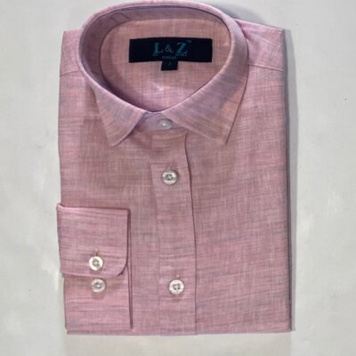 Pink Chambray Button Down