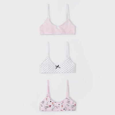 3-Pack Cotton Bralette