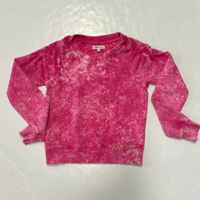 Paper Flowers Magenta Washed Sweatshirt