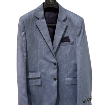Husky Blue/Grey Check Blazer