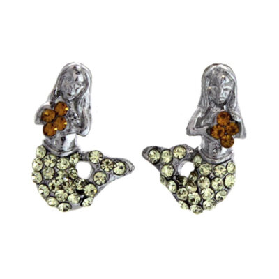 Mermaid Earrings Citrine