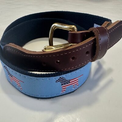 American Dog On Navy Belt