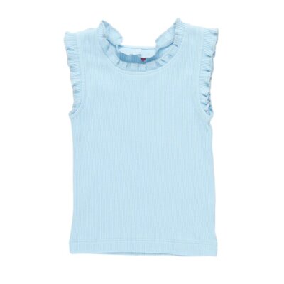 Blue Sky Organic Ruffle Rib Tank