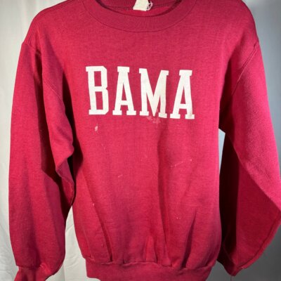 1970’s Bama Spellout Crewneck Small