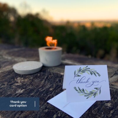Thank You: Phoenix fire pot set + greeting card