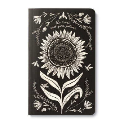 “THE HEART THAT GIVES, GATHERS.” —MARIANNE MOORE Softcover Journal