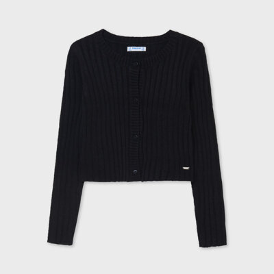 Black Knit Cardigan
