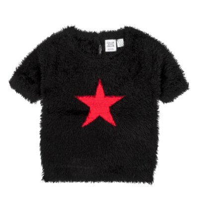 Black Feather Sweater