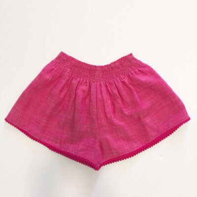 Chambray Meadow Skort Pink