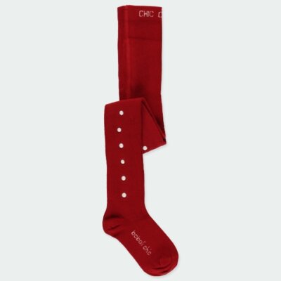 Red Tights w/Pearls