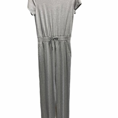 heather grey Jumpsuit w/Slit