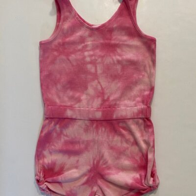 Pink Tie Dye Romper