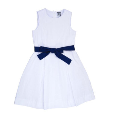 White Swiss Dot Dress