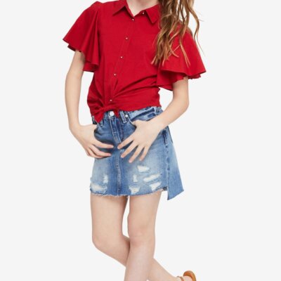 Emmerson Distressed DNM Skirt