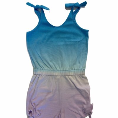 Blue Dip Dye Romper