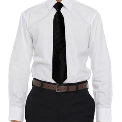 White Button Down w/Tie