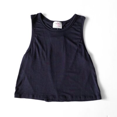 Open Back Tank Navy