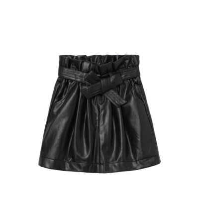 Black Leather Skirt