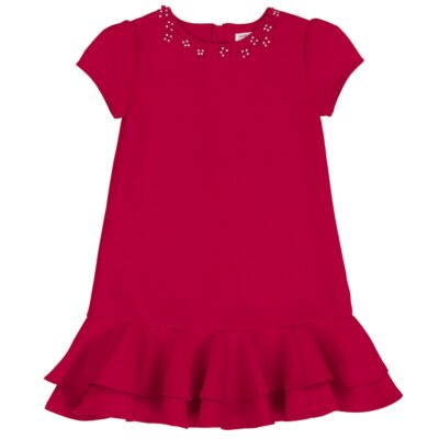 Red Ruffle Dress