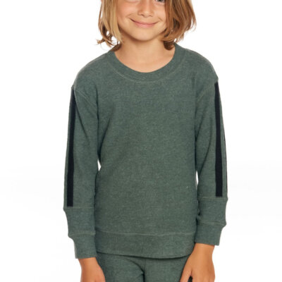 Knit Blocked Long Sleeve