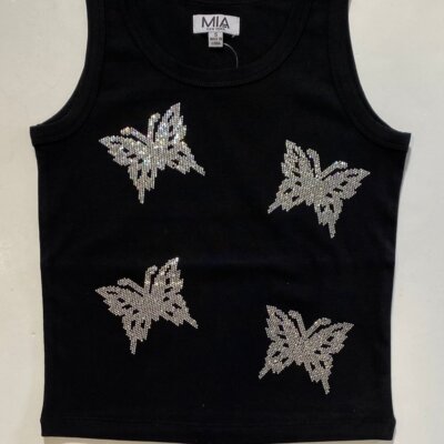 Black Butterfly Tank