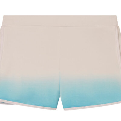 Teal Dip Dye Ombre Short