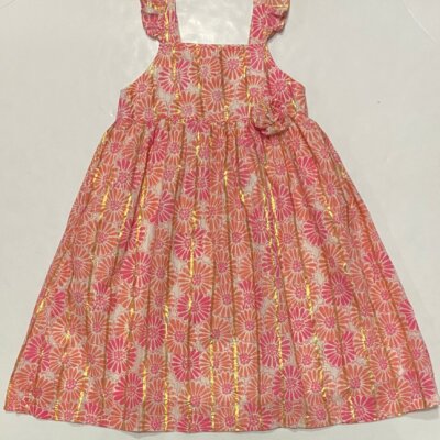 Pink & Coral Sunflower Dress