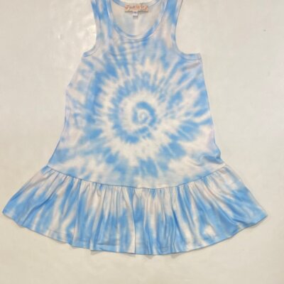 Blue Tie Dye Dress