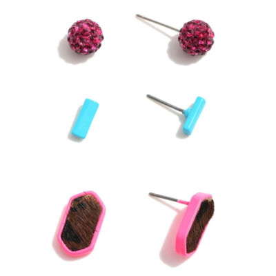 Rhinestone and Animal Print Accents