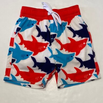 Patriotic Sharks Swim Trunk
