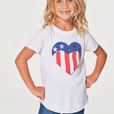 American Heart White Tee