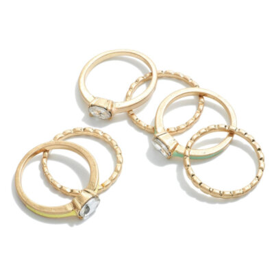 Set of 6 Enamel Accents