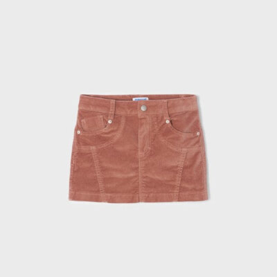 Blush Faux Suede Skirt