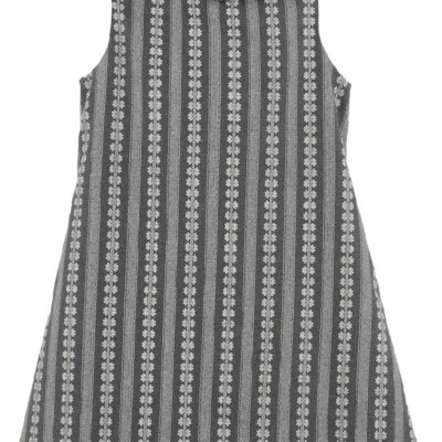 Grey Floral Print Blair Dress
