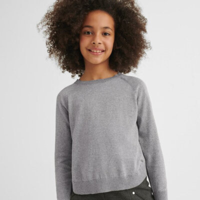 Silver Shimmery Sweater