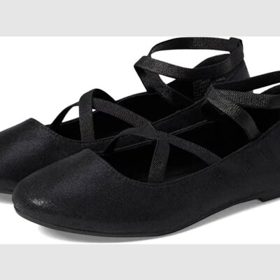 Black Strappy Slip On