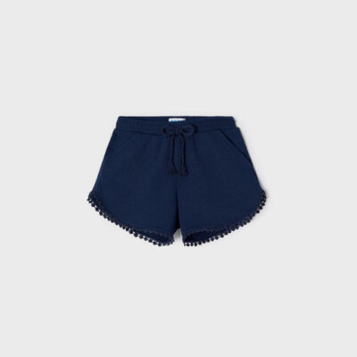 Navy Chenille Shorts