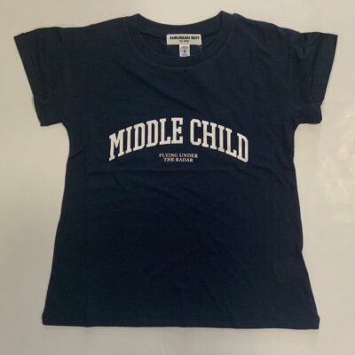 Navy Middle Child Tee
