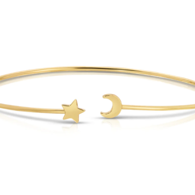 Moon + Star Cuff Bracelet