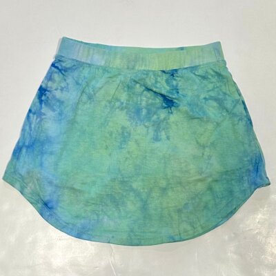 Blue & Green Tie Dye Skort