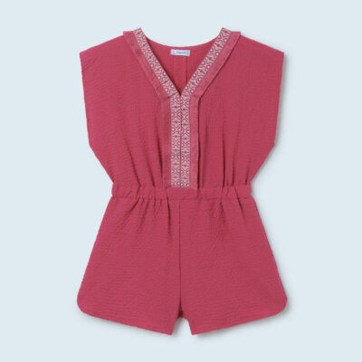 Hot Pink Caftan Romper