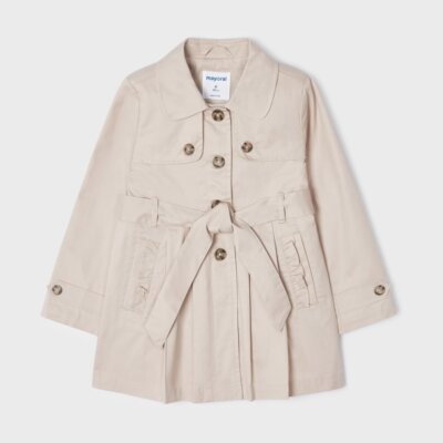 Almond Trench Coat