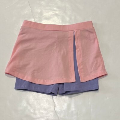 Rose Front Slit Skort