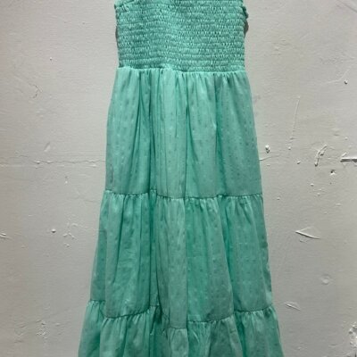 Mint Sliver Stripe Delaney Dress